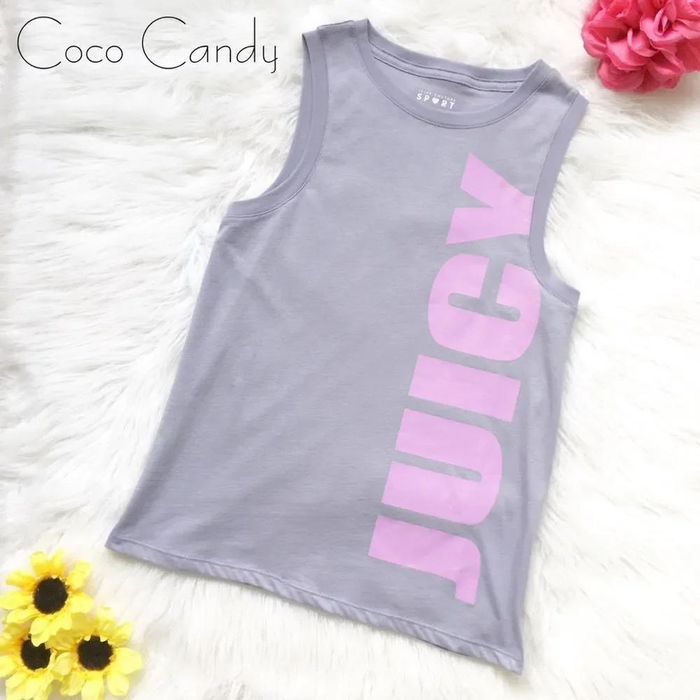 🆕Juicy Couture Sport Purple Logo Tank Top